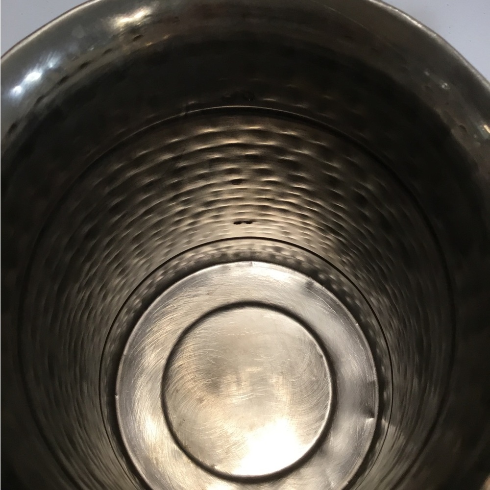 Vintage Hammered / Dimpled Copper Pitcher With Brass Handle Made In India - Picture 7 of 10